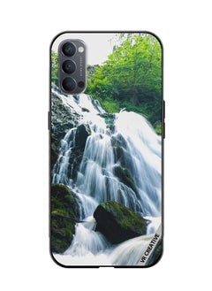 VR CREATIVE Protective Case Cover For Oppo Reno4 Pro 5G Waterfall Design Multicolour  - Image 1