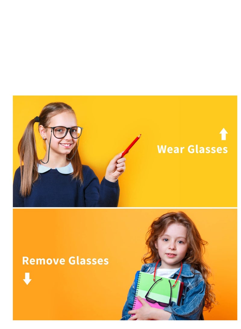 نظارات جلدية حزام قابل للتعديل حامل النظارات المضادة للانزلاق نظارات سلسلة حبل الرياضة نوع النظارات الشمسية حامل حامل حزام للرجال والنساء والأطفال