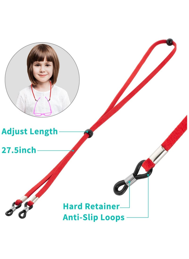 نظارات جلدية حزام قابل للتعديل حامل النظارات المضادة للانزلاق نظارات سلسلة حبل الرياضة نوع النظارات الشمسية حامل حامل حزام للرجال والنساء والأطفال