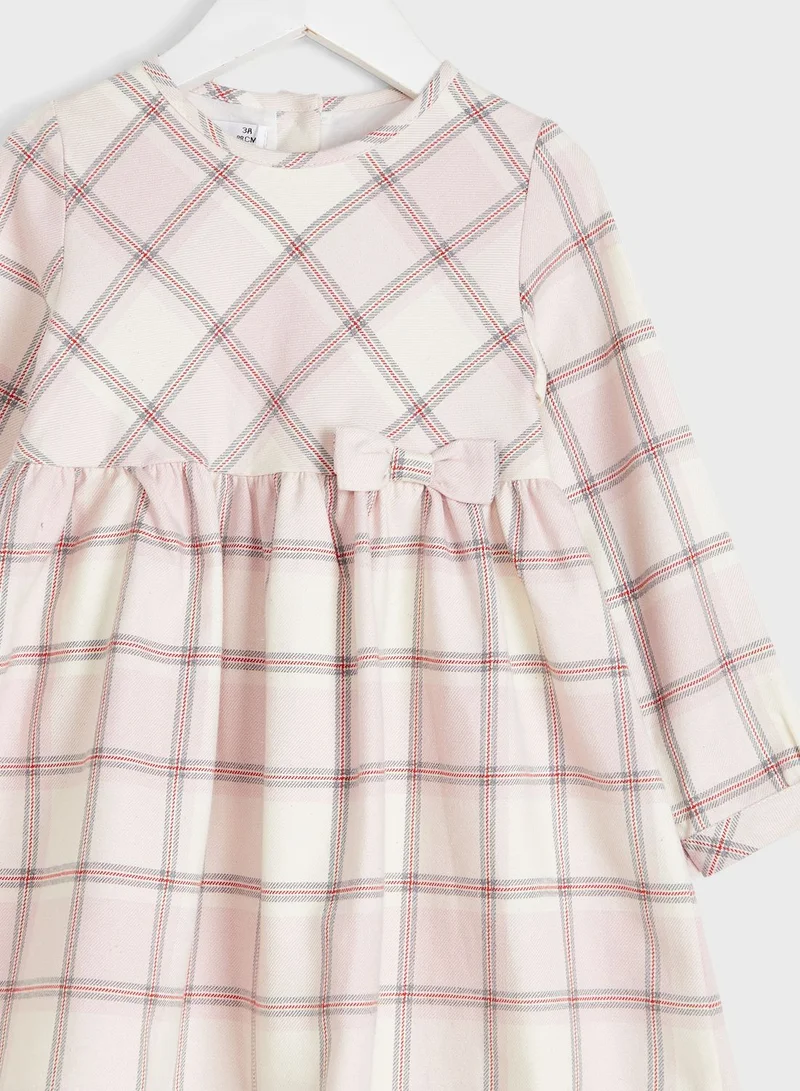 Babybol Infant Checked Dress