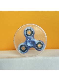 Triangle Fingertip Gyro Camouflage Printing Gyro Finger Leaf Spiral Decompression Rotating Toy Black Wukong Gyro-Color:Three-leaf With Shaft Print Style Five