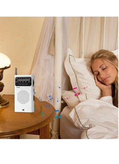 Generic Portable Radio AM FM, Portable And Compact Transistor Radio With Loud Speaker, Battery Powered Telescopic Antenna Radio Player, Portable Radio For Indoor, Outdoor And Emergency Use, (Black)  - Image 2