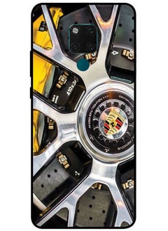 Protective Case Cover For Huawei Mate 20 X Premium Series Protective Case Cover For Huawei Mate 20 X Porsche Wheel Multicolor