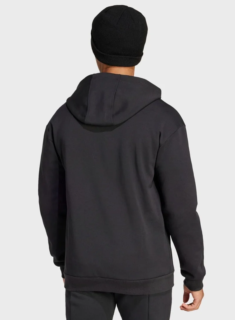 Adidas M Fi Bos Hd Black Training Sweatshirts For Men Xs