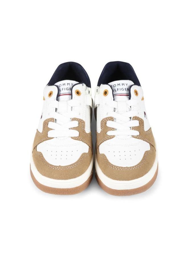 TOMMY HILFIGER - Youth Low Top Lace Up Sneakers - Image 1