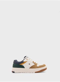 TOMMY HILFIGER Youth Low Top Lace Up Sneakers  - Image 1
