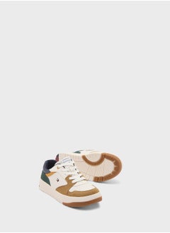 TOMMY HILFIGER Youth Low Top Lace Up Sneakers  - Image 3
