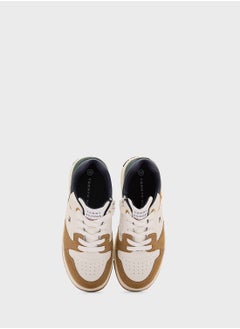 TOMMY HILFIGER Youth Low Top Lace Up Sneakers  - Image 4
