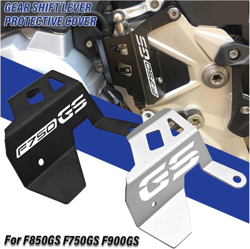Motorcycle Protector Gear Shift Lever Protective Cover Pad Compatible with BMW F900GS F750GS F850GS F 850 750 GS Adventure ADV F 900 GS(Silver F900GS) - Image 2