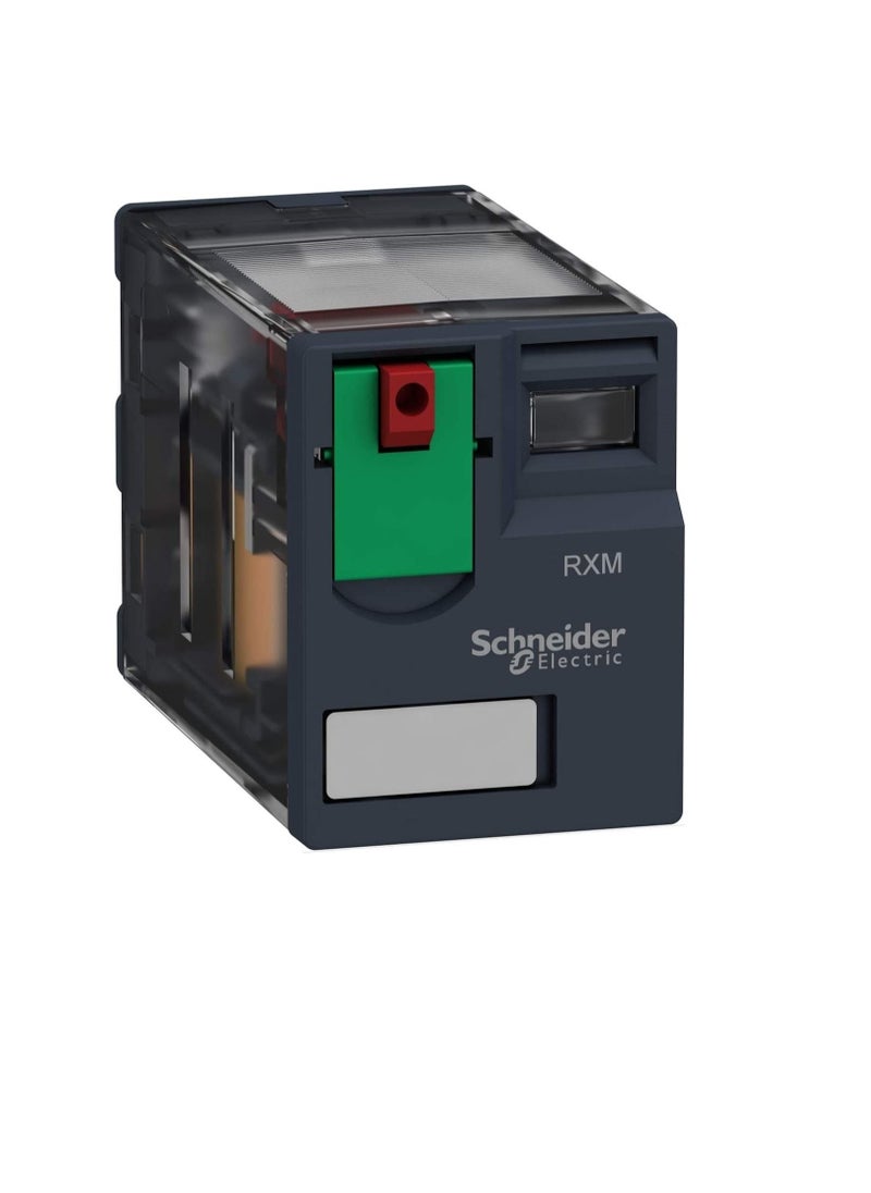 Schneider Electric Schneider Electric 14 Pin 6A Zelio Miniature Plug-in Relay, 120VAC Coil Voltage, RXM4AB1F7 (Pack of 3)  - Image 1
