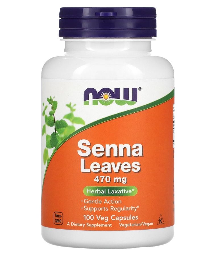 Senna Leaves 470 mg 100 Veg Capsules