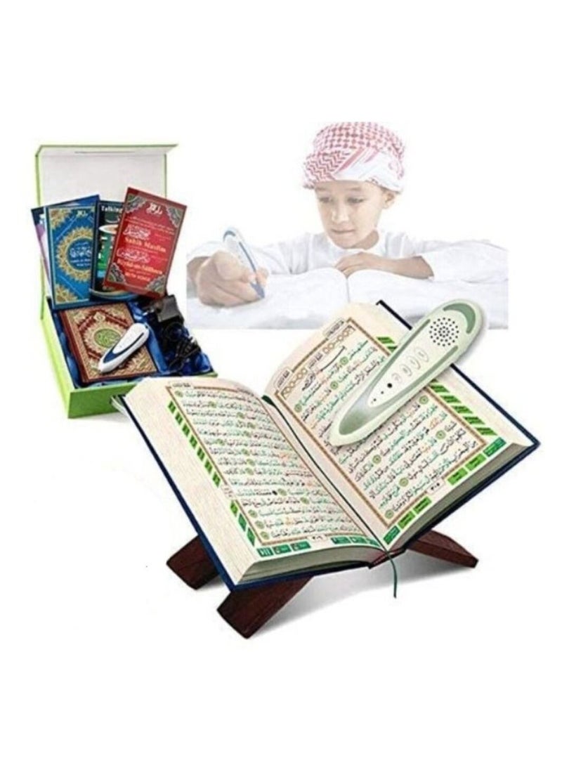 Darul Qalam - Small Size M-9B Uthmani Script Colour Coded Quran Reading Pen - Multicolour - Image 1