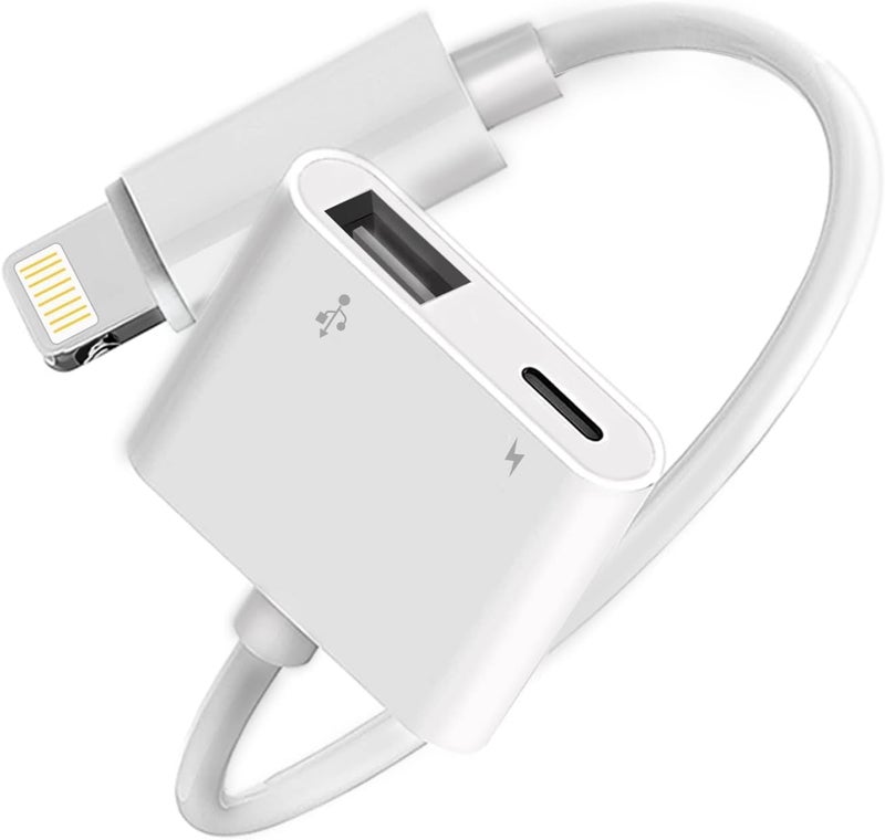 Applicable to iPhone OTG adapter cable, mobile phone USB3.0 to Lightning converter U disk, microphone 2-in-1 - Image 2