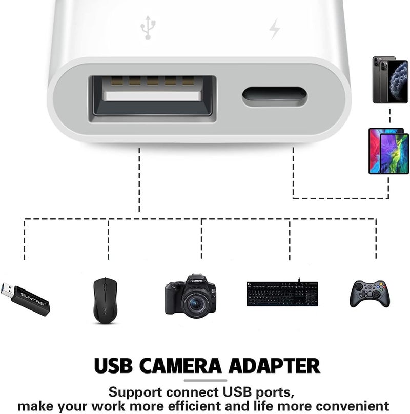 Applicable to iPhone OTG adapter cable, mobile phone USB3.0 to Lightning converter U disk, microphone 2-in-1 - Image 4