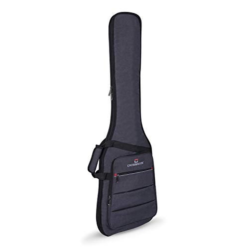 Crossrock bass Guitar case, 10mm Padded Backpack Bag (CRSG107BDG) - Image 1