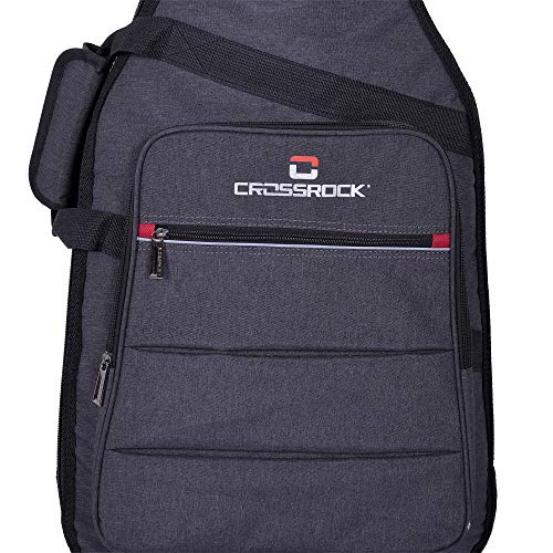 Crossrock bass Guitar case, 10mm Padded Backpack Bag (CRSG107BDG) - Image 4