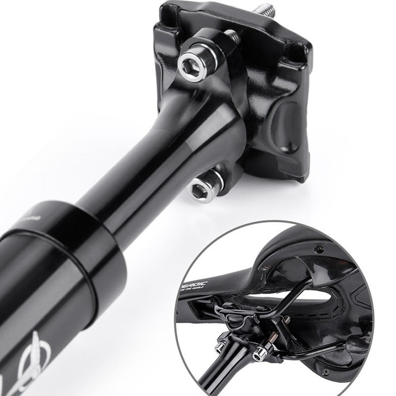 GEWAGE Bike Adjustable Seatpost Bicycle Shock Absorber Damper Post Aluminum Alloy Seat Post 27.2x400mm for Mountain Bike Road Bike - Image 3