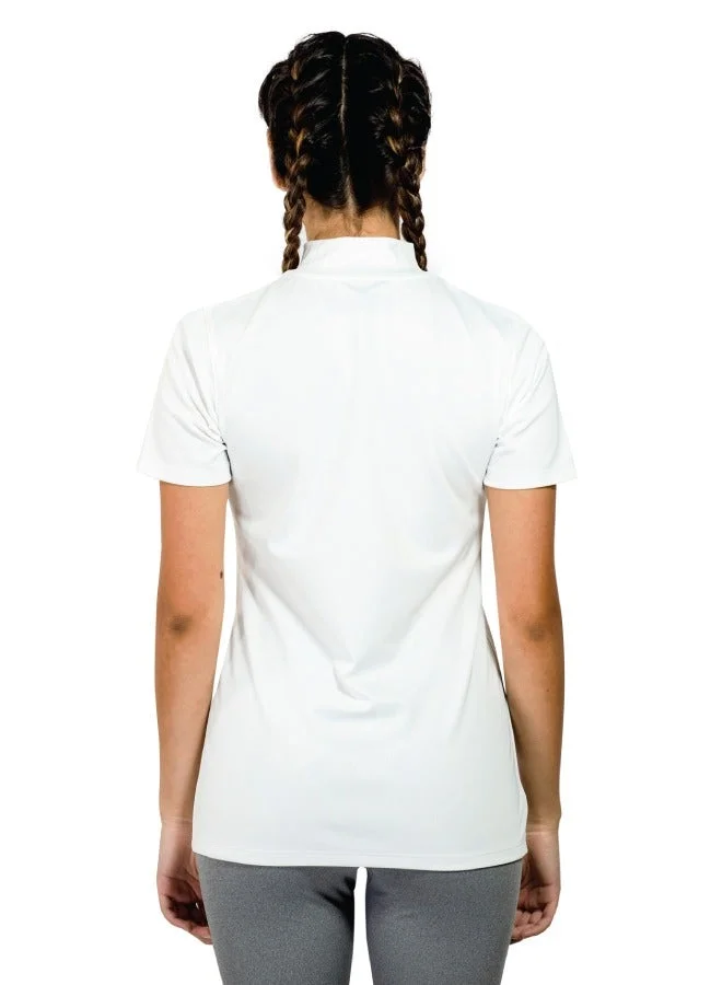ZAECY White Women's Mock Neck Top for Women | Best Price UAE