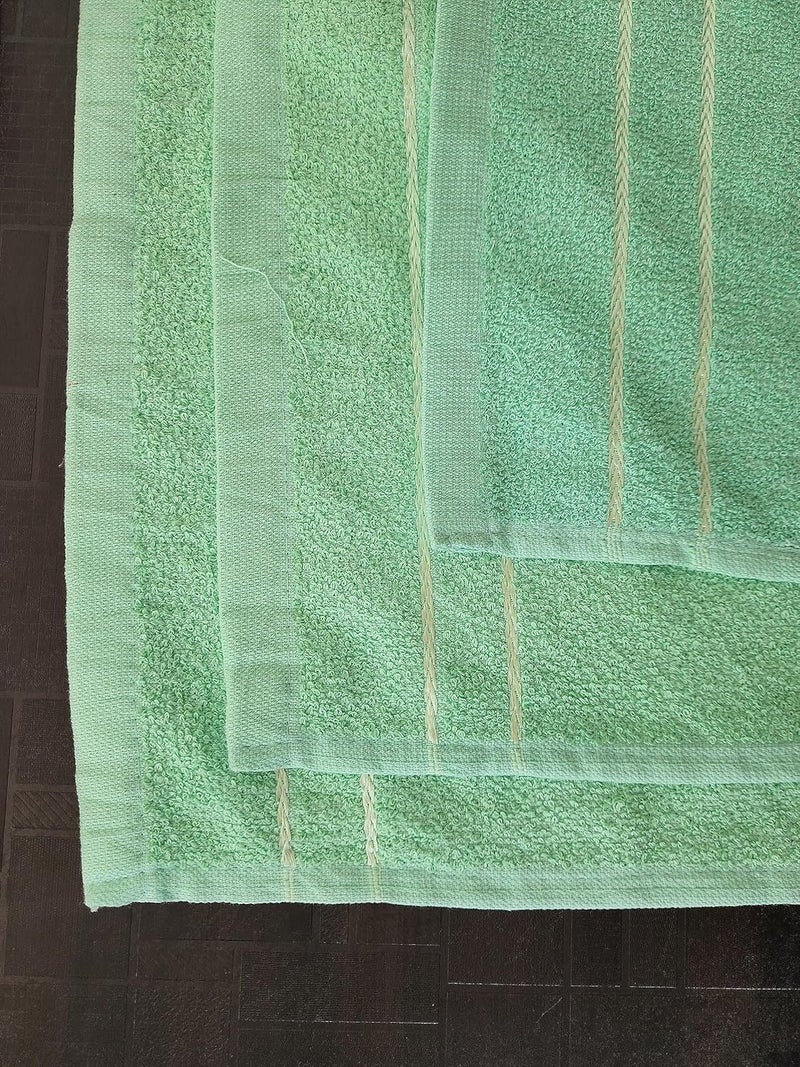 ManavRachit Microfiber Hand Towel 340 GSM for Men Women Hair Face Care Daily Use 14 in x 21 in Towels for Bath Super Absorbent Soft Comfortable Quick Dry Green Solid - Image 5