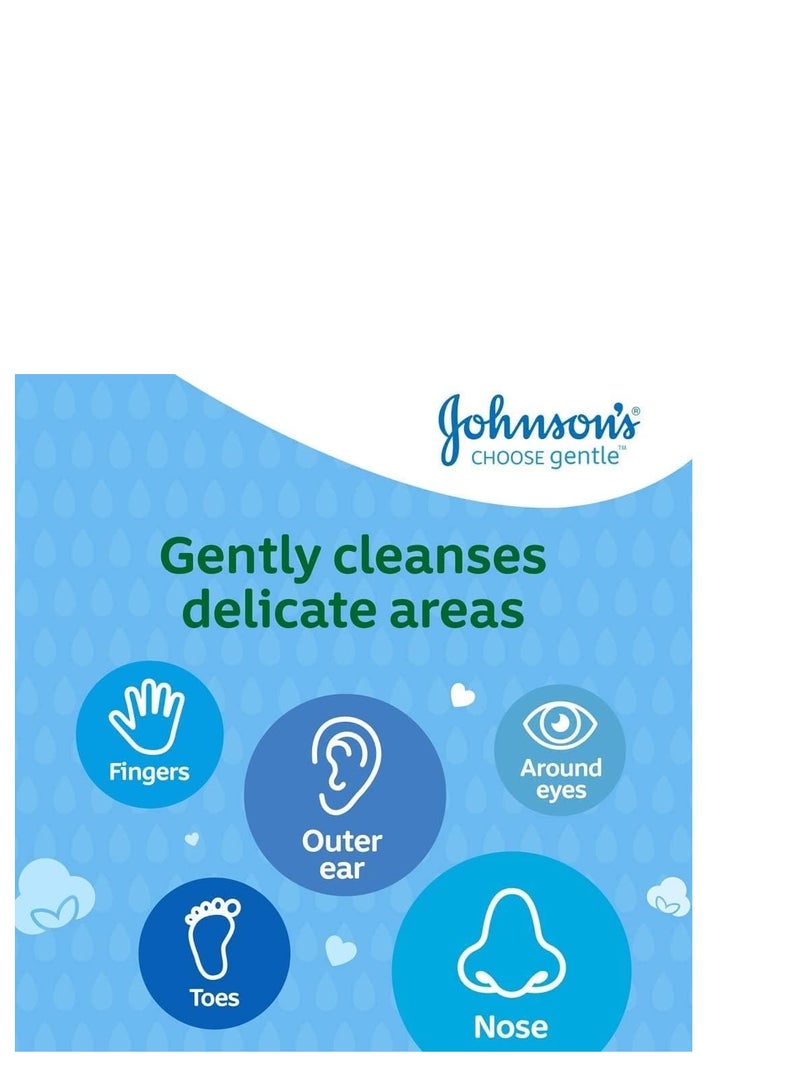 Johnson's 100-Piece Pack Of 4 Baby Cotton Buds - Image 5