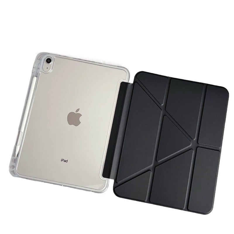 DGG حافظة آيباد ذكية متوافقة مع عدة موديلات آيباد باللون أسود باللون الأسود iPad - Image 1