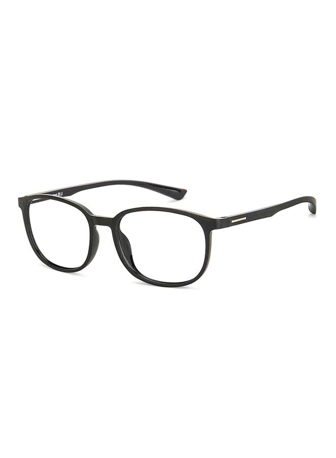 لينسكارت بلو نظارة طبية للكمبيوتر بعدسات بدون درجة وبإطار كامل وبتصميم لامتصاص الأشعة الزرقاء ومضادة للتوهج مستطيلة الشكل طراز LB E13739 - مقاس 53 مم - سوداء اللون - Image 2