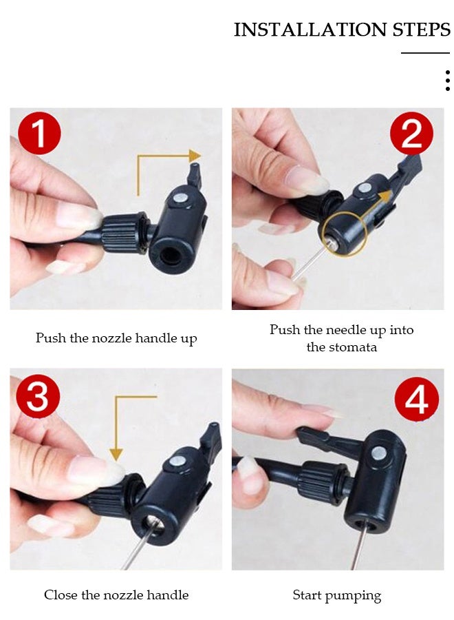 DUNISO كرة قدم مقاس 5 عالية الجودة للتدريب واللعب ومقاومة للماء والتآكل للمباريات الرسمية مع حقيبة شبكية ومضخة هواء وإبر الكرة للعب الداخلي والخارجي كرة قدم - Image 4