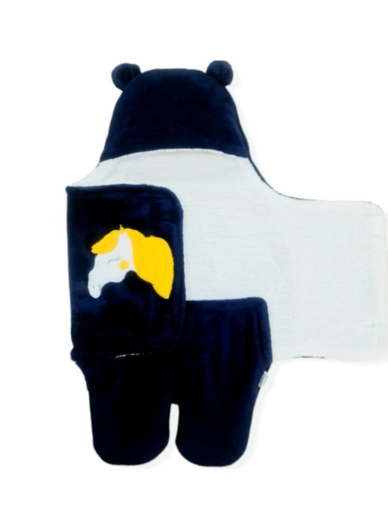 Brandonn Baby Blankets New Born Wearable Super Soft Baby Wrapper Baby Sleeping Bag For Baby Boys Girls 76X70cm 1-6 Months Pack Of 2 - Image 4