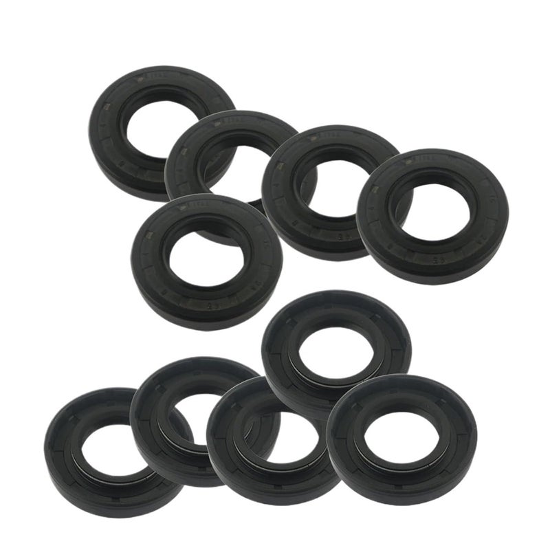 Skeleton Oil Seal 18x40x7mm TC Type NBR Black Radial Shaft Seal Ring Gasket 10pcs - Image 1