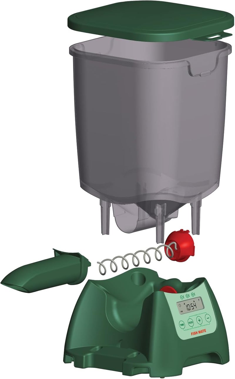 Fish Mate P7000 Large Capacity Rain-Resistant Pond Fish Feeder - Image 2