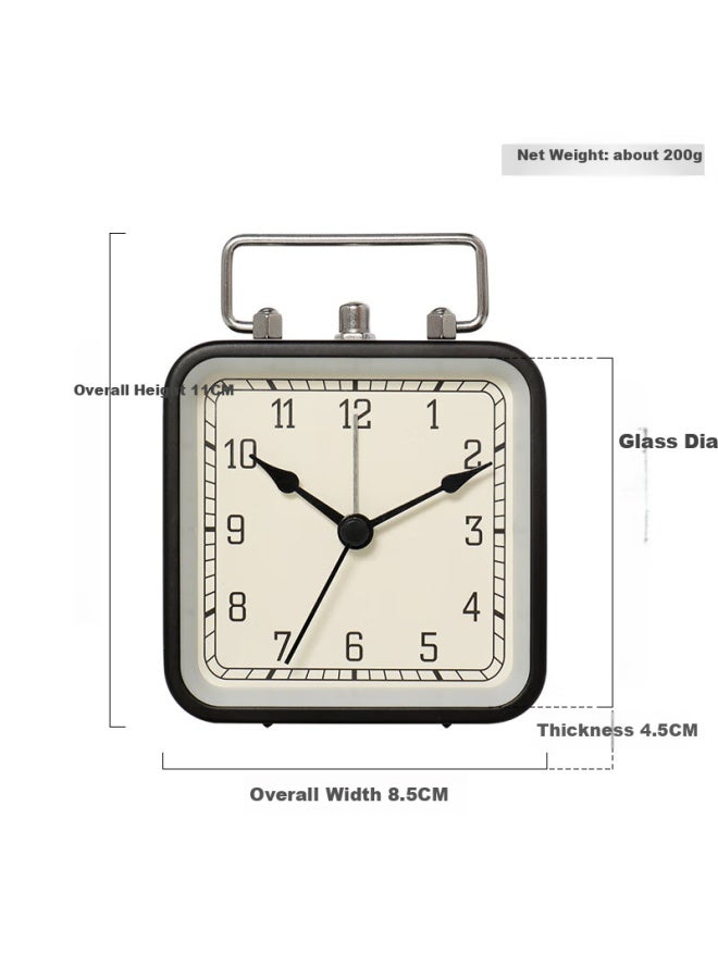 Hense Alarm Clock For Students, Children'S Wake-Up Artifact, Boys And Girls Alarm Clock, Lazy Bedside Desktop Clock, Table Clock Ha42 Black - Image 2