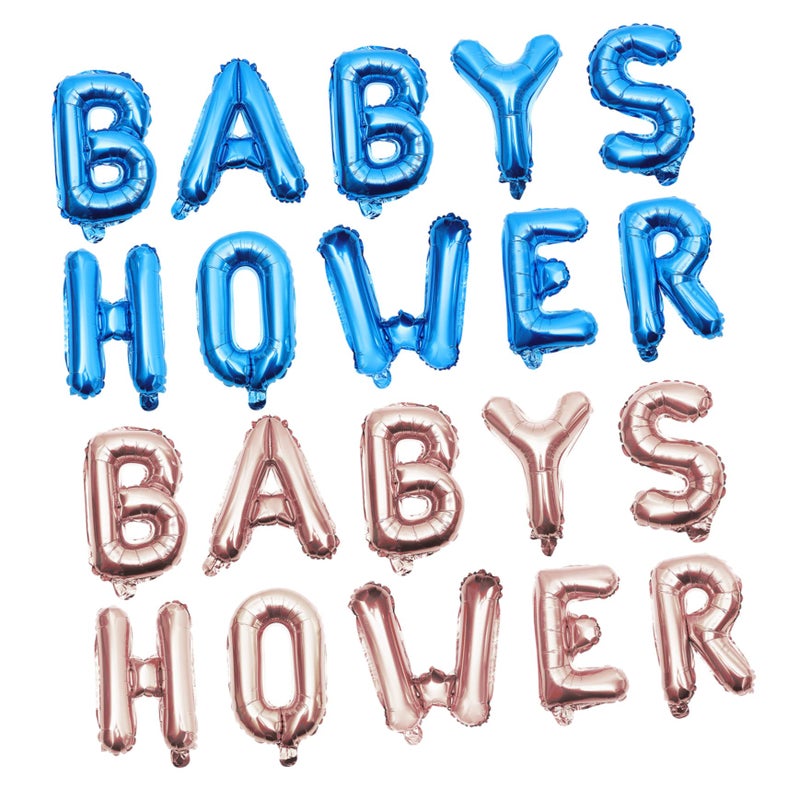 Blue Gender Reveal Balloon Garland Kit Baby Shower Party Decorations 2 Sets - Image 2