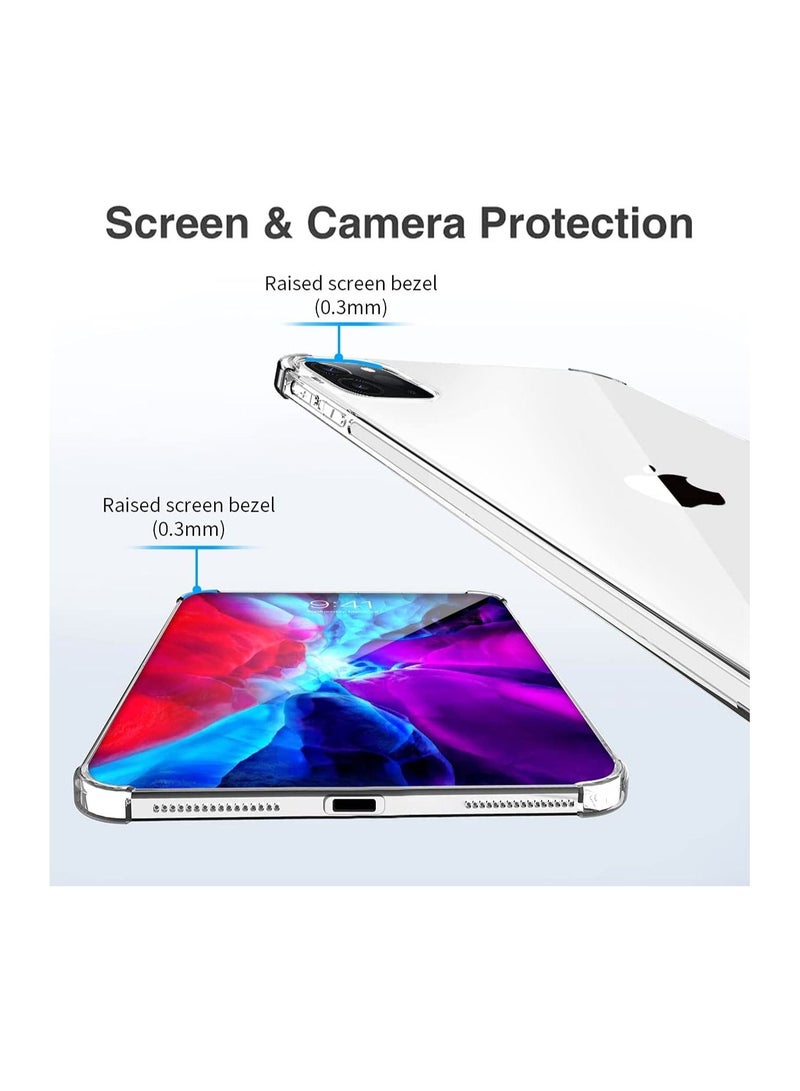 Clear Shock Absorbing Flexible TPU Protective Cover Transparent Slim With Pencil For iPad Pro 12.9 inch - Image 3