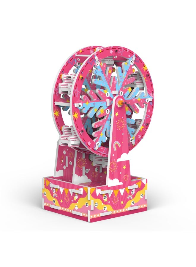 Saudi Select Enchanting STEM DIY Ferris Wheel Building Toy for Early Development - Fun Learning & Education Science Kit, Family Parenting Game, Party Gift for Boys and Girls - Image 4