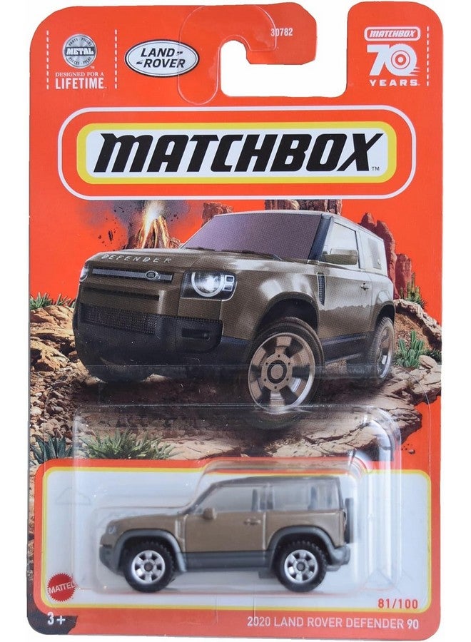 MATCHBOX Matchbox 2020 Land Rover Defender 90, Brown 81/100 