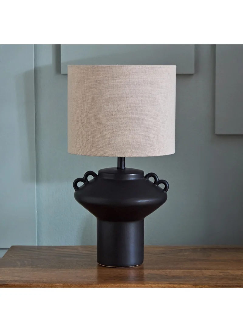 Home Box Harper Table Lamp with Base and Linen Lampshade 22 x 39.5 x 22 cm