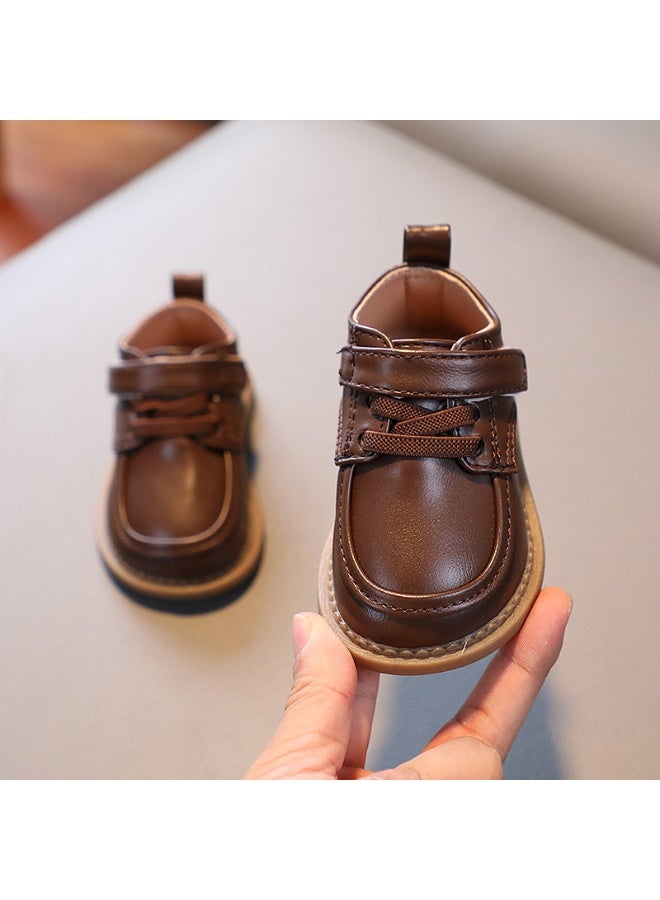 أحذية أطفال جلدية ناعمة جديدة لخريف 2025