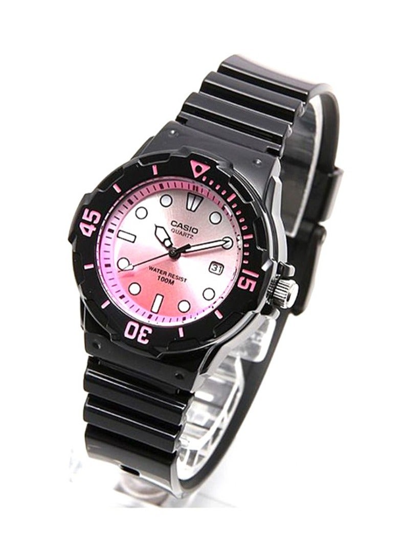 CASIO Women's Water Resistant Analog Watch LRW-200H-4EVDR - 34 mm - Black - Image 2
