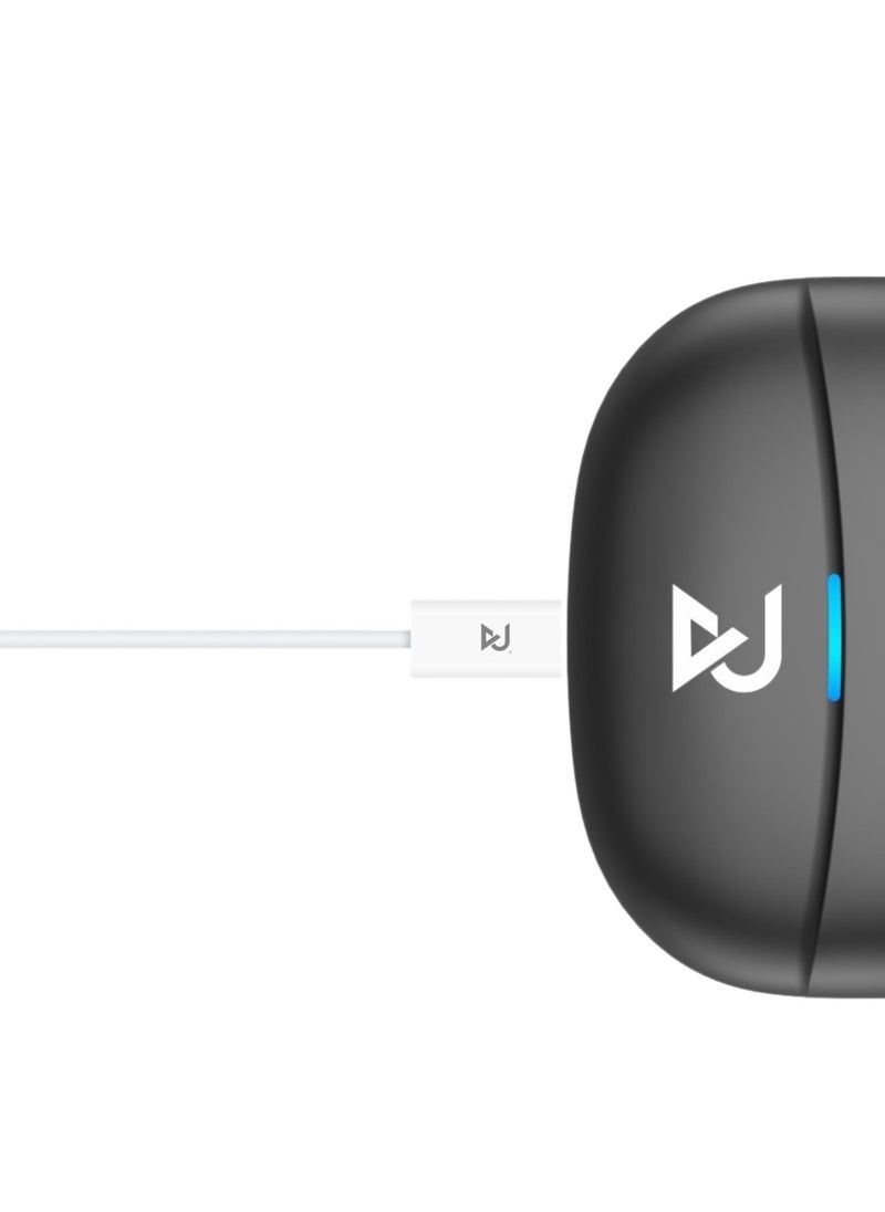 RADALIFESTYLE - Air 7 wireless bluetooth TWS in ear earbuds with ENC & low latency (Black) - Image 1