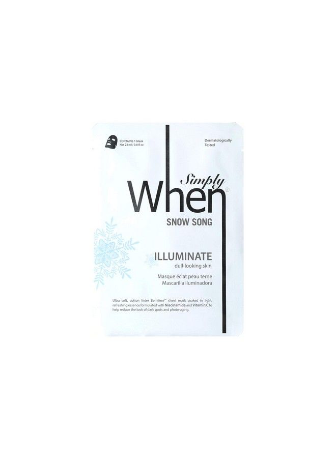 When Simply Snow Song Whitening 1 Mask Pack Of 1 - Image 2
