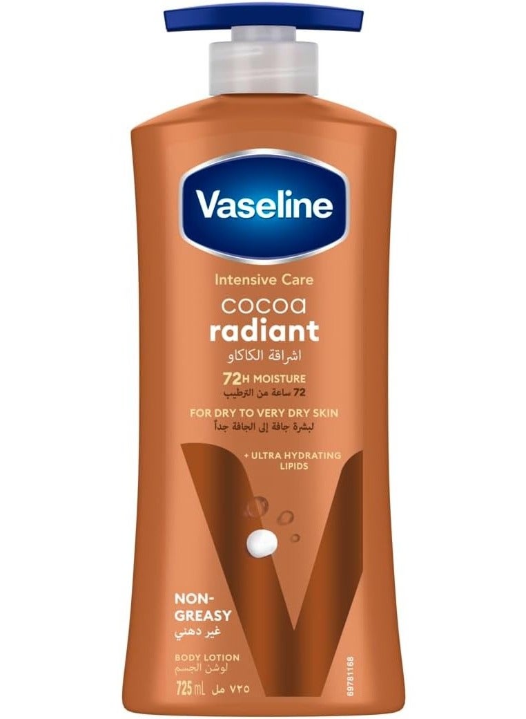 فازلين لوشن الجسم للعناية المركزة بالكاكاو من فازلين 725 مل
