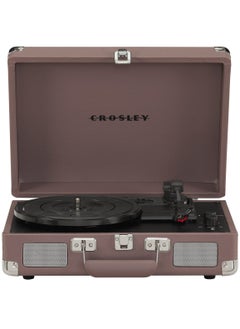 Crosley Crosley CR8005F-PS Cruiser Plus Vintage 3-Speed Bluetooth in/Out Suitcase Turntable Purple Ash  - Image 1