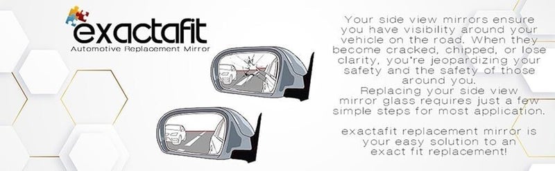 Rugged TUFF Exactafit 8919R Passenger Side Mirror Glass Replacement for Honda Odyssey 2014-2017 - Image 5
