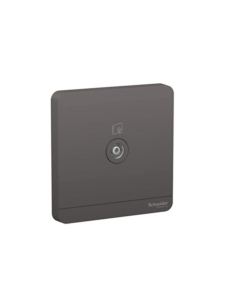 RACO Schneider Electric Avatar On TV Socket, 75 Ohm Dark Grey, E8331TVDG - Image 1