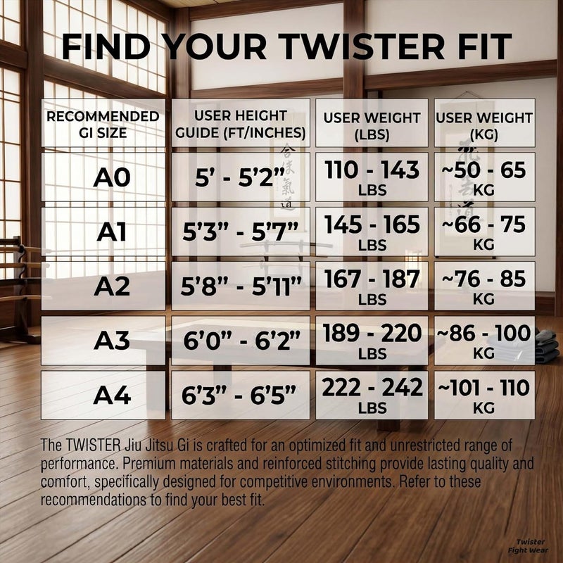 twister fight wear Twister BJJ Gi Basic 3.0 Brazilian Jiu Jitsu Gi - Preshrunk Pearl Weave 475g 100% Cotton - Image 4