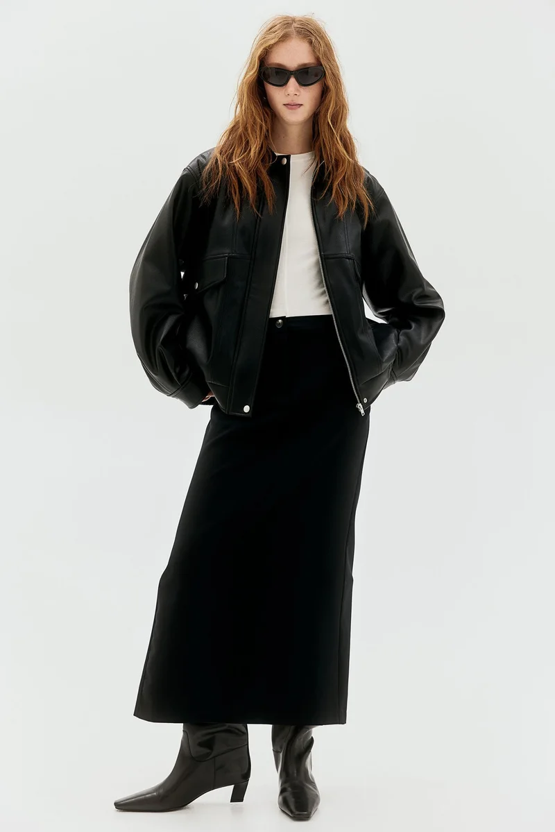 H&M Twill pencil skirt