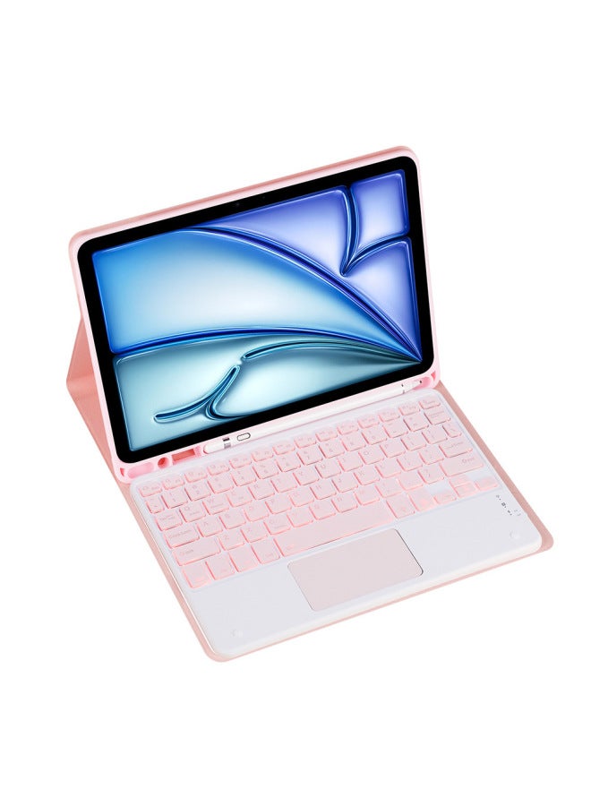 For Huawei Cloud C7 2nd Generation Square Key Bluetooth Keyboard 11.5 Cloud C7 2nd Generation Tablet BBG7-W00-Color:【square Keyboard】 Gentle Powder (excluding Stylus) - Image 4