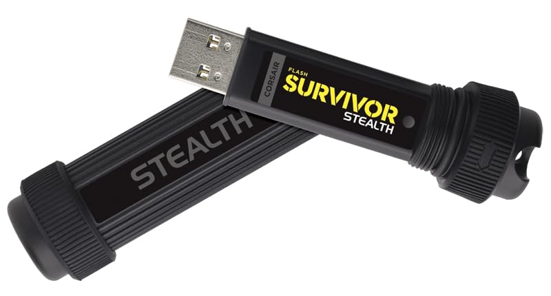 CORSAIR Corsair CMFSS3B-512GB Flash Survivor Stealth 512GB USB 3.0 Flash Drive, black - Image 5