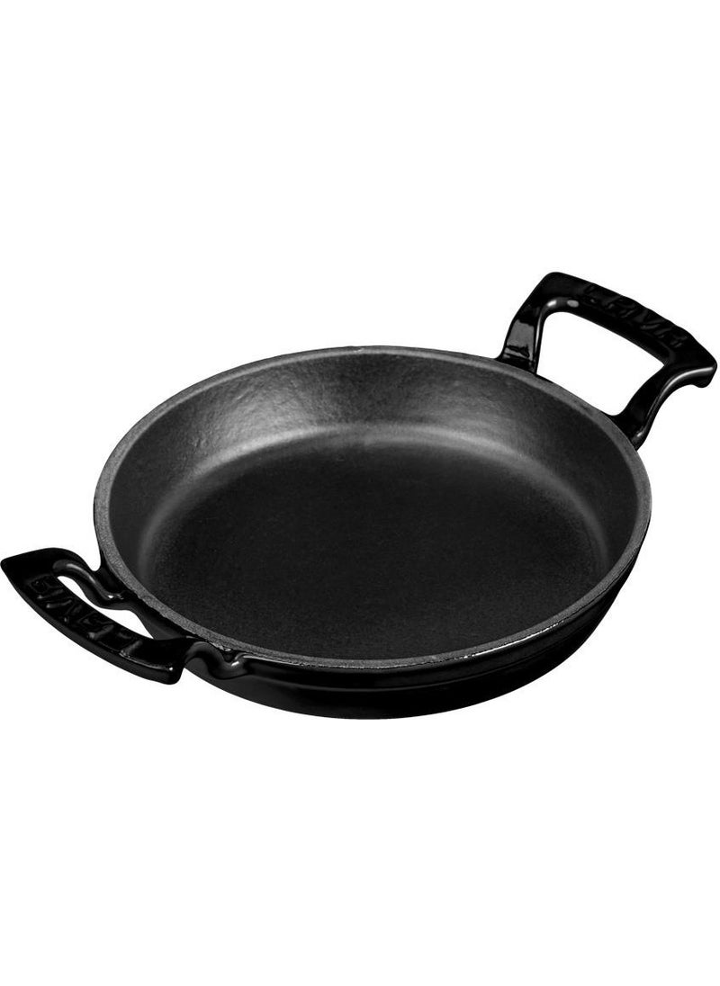 Lava Casting Round Pan Cast Iron Solid Double Handle 16 cm  - Image 2