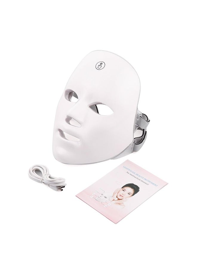 Generic 7 Colors Led Facial Mask Beauty Machine Spectrometer Light Photon Rejuvenation Therapy Acne Wrinkle Korean Home Removal Beauty Skin Care